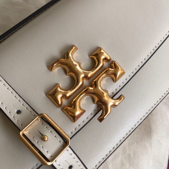 Tory Burch NWT Eleanor E/W Small Convertible Shoulder Bag New Cream - Picture 8 of 10